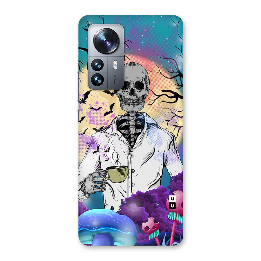 Morning Tea Skull Back Case for Xiaomi 12 Pro