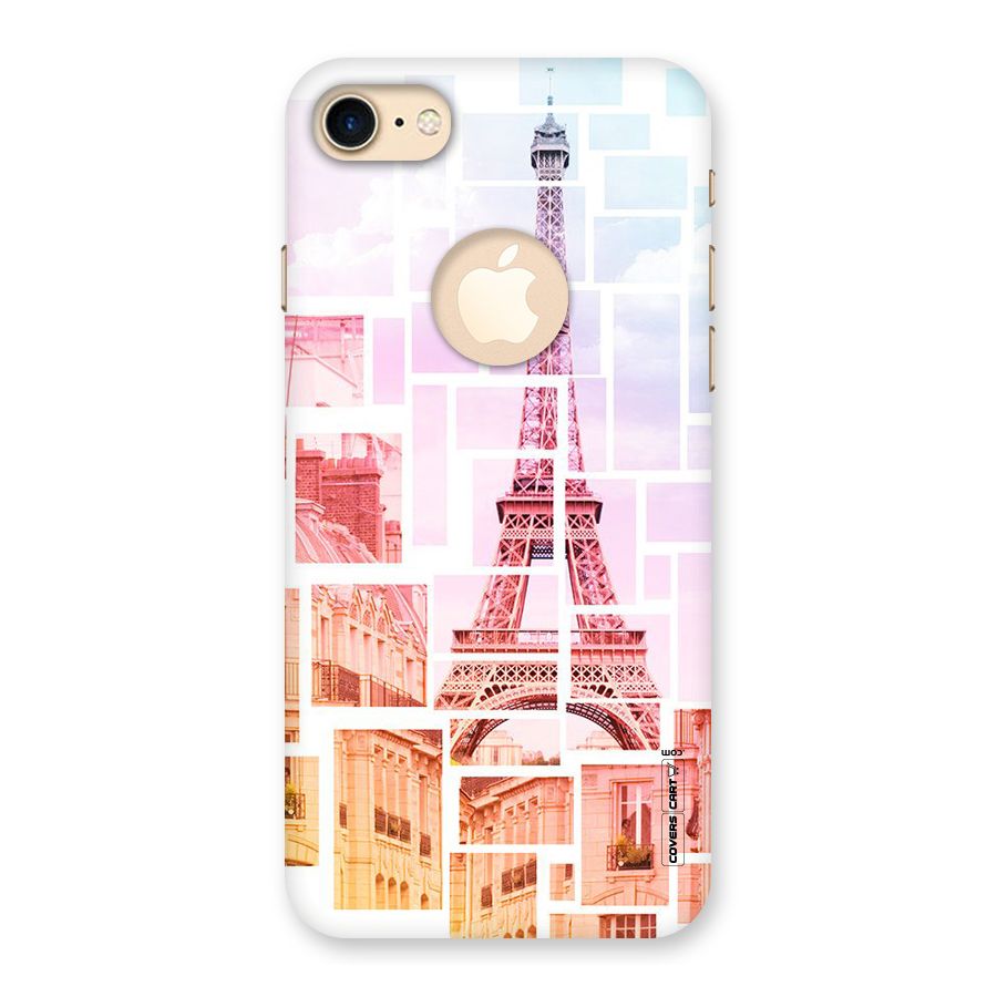 Mosiac City Back Case for iPhone 7 Logo Cut