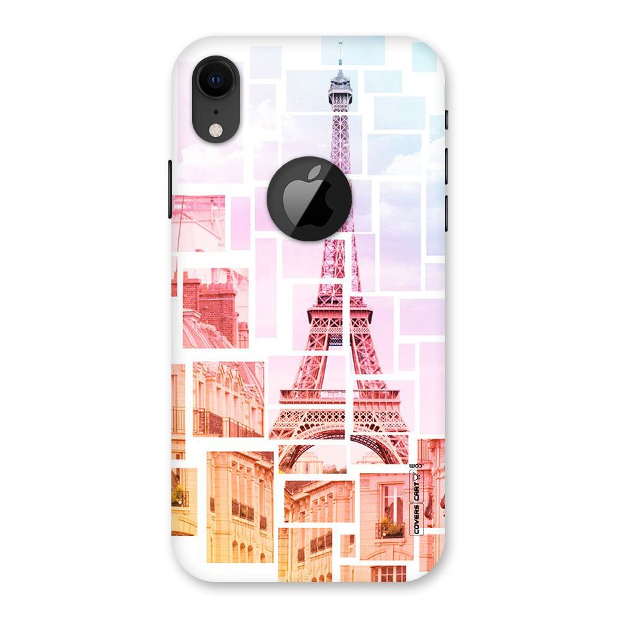 Mosiac City Back Case for iPhone XR Logo Cut
