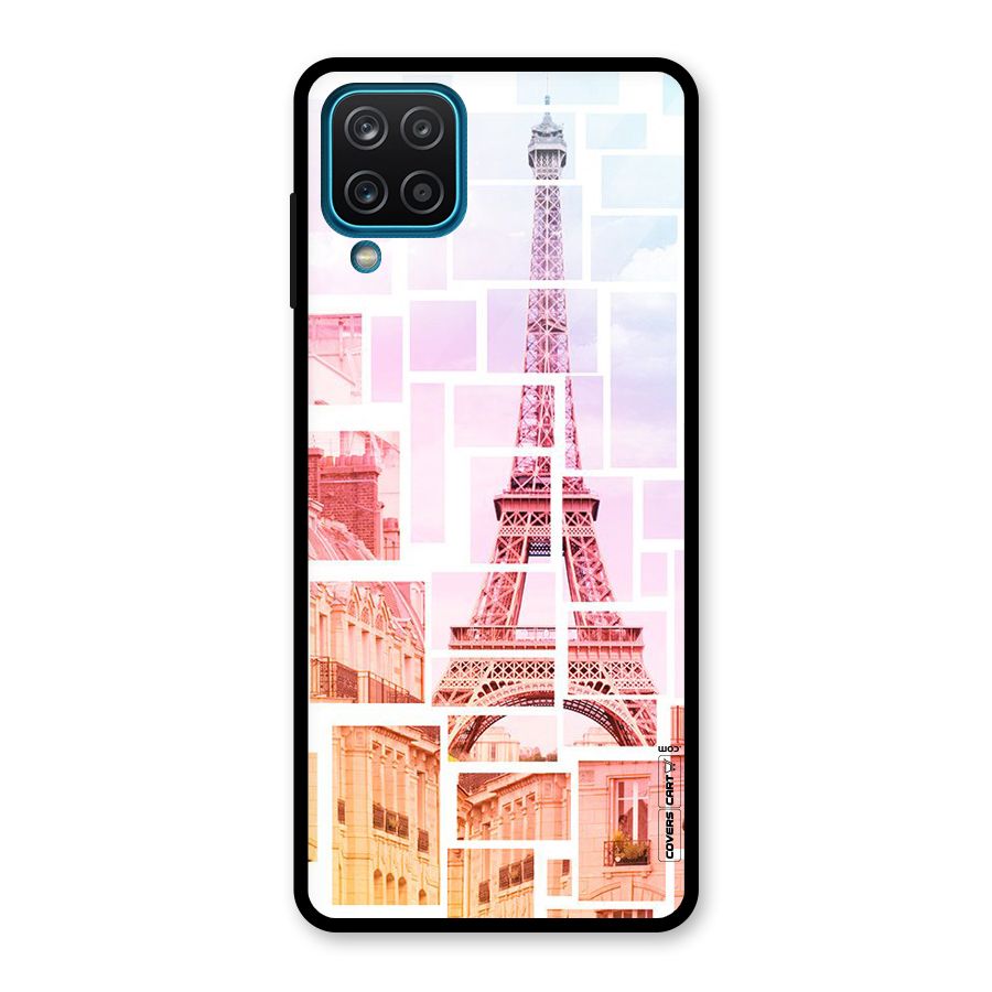 Mosiac City Glass Back Case for Galaxy A12
