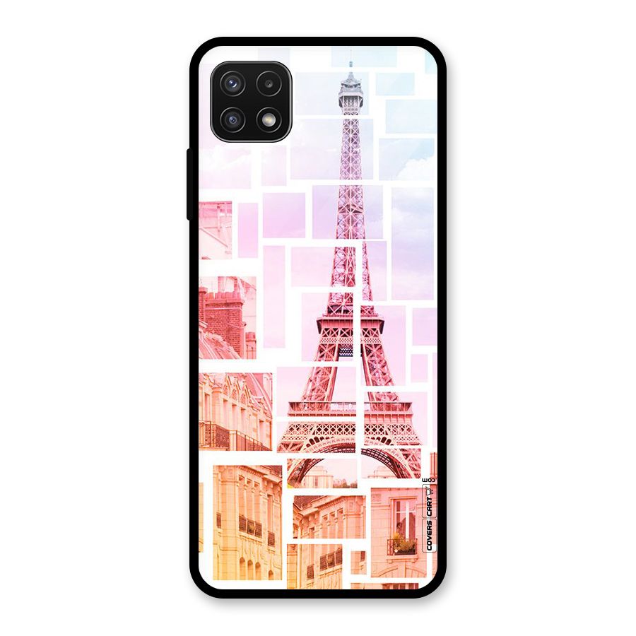 Mosiac City Glass Back Case for Galaxy A22 5G