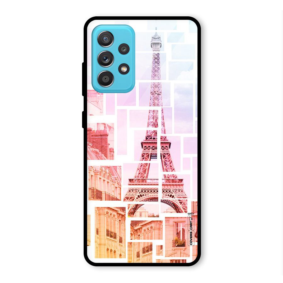 Mosiac City Glass Back Case for Galaxy A52