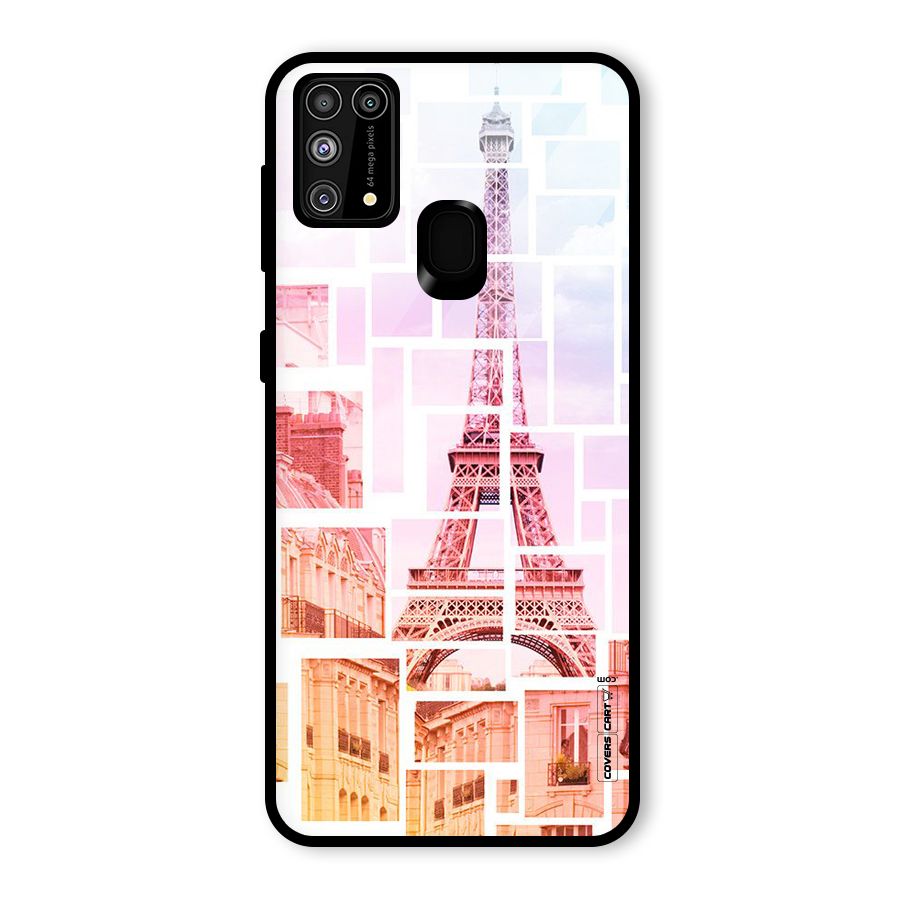 Mosiac City Glass Back Case for Galaxy F41