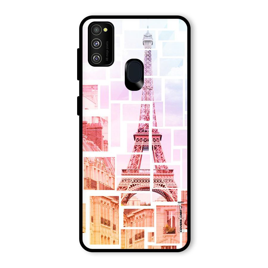 Mosiac City Glass Back Case for Galaxy M30s