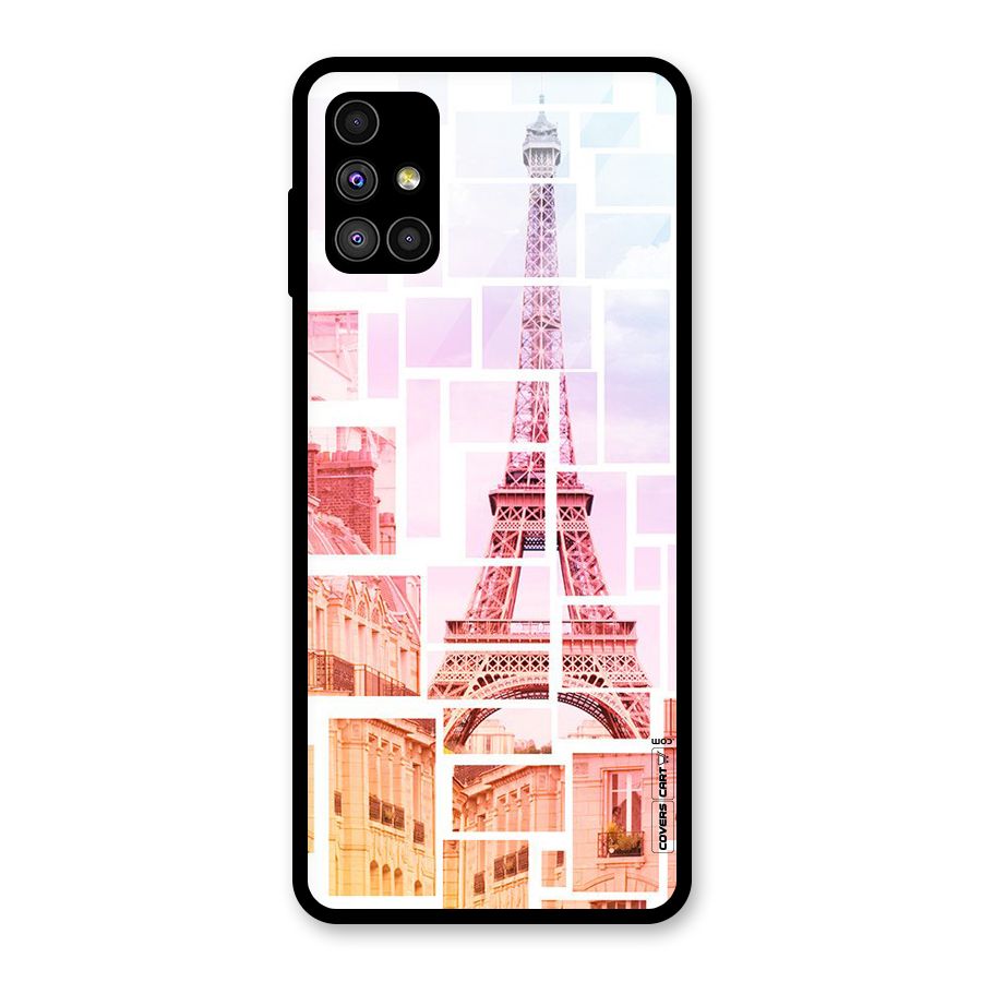 Mosiac City Glass Back Case for Galaxy M51