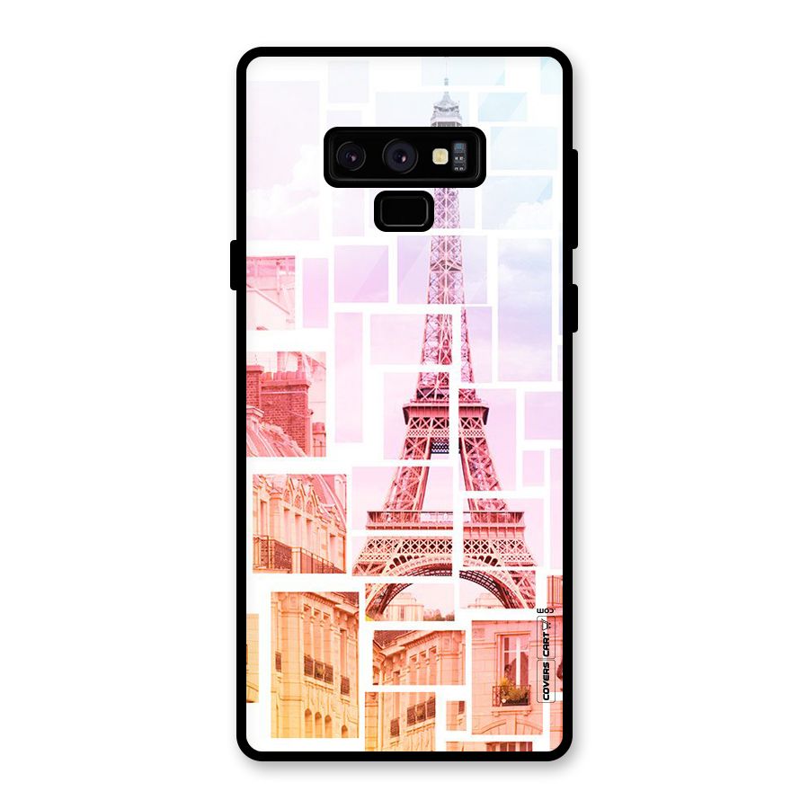 Mosiac City Glass Back Case for Galaxy Note 9