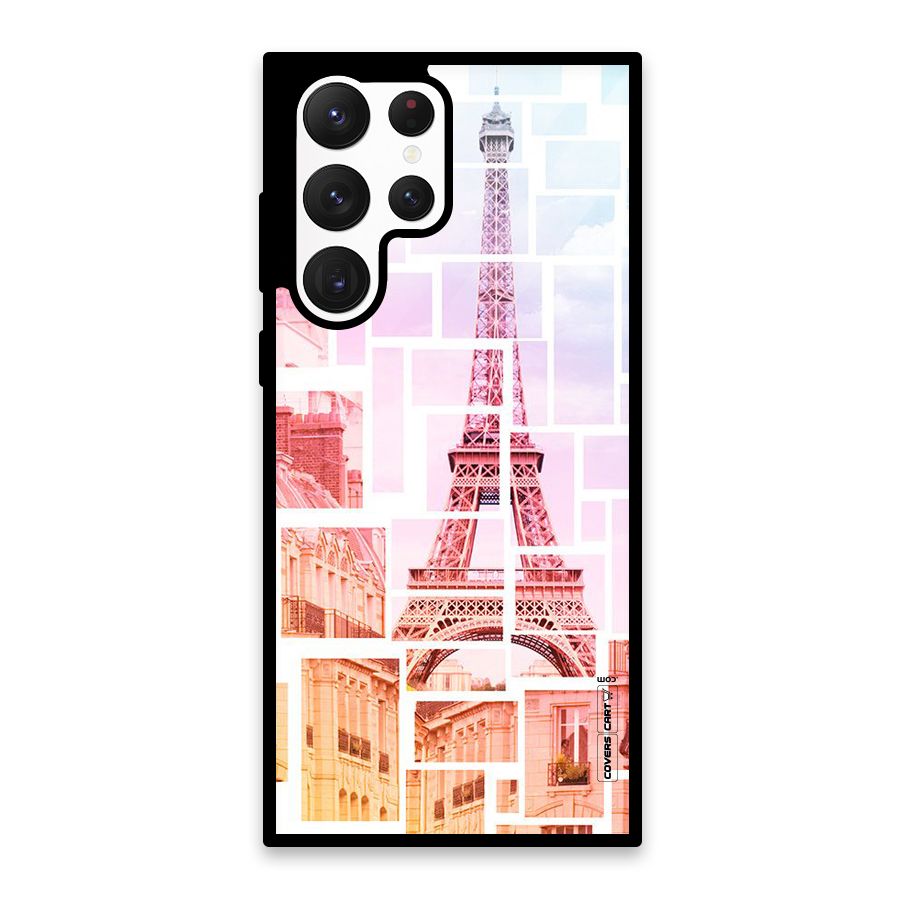 Mosiac City Glass Back Case for Galaxy S22 Ultra 5G