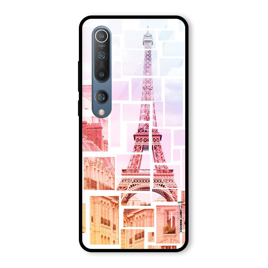Mosiac City Glass Back Case for Mi 10