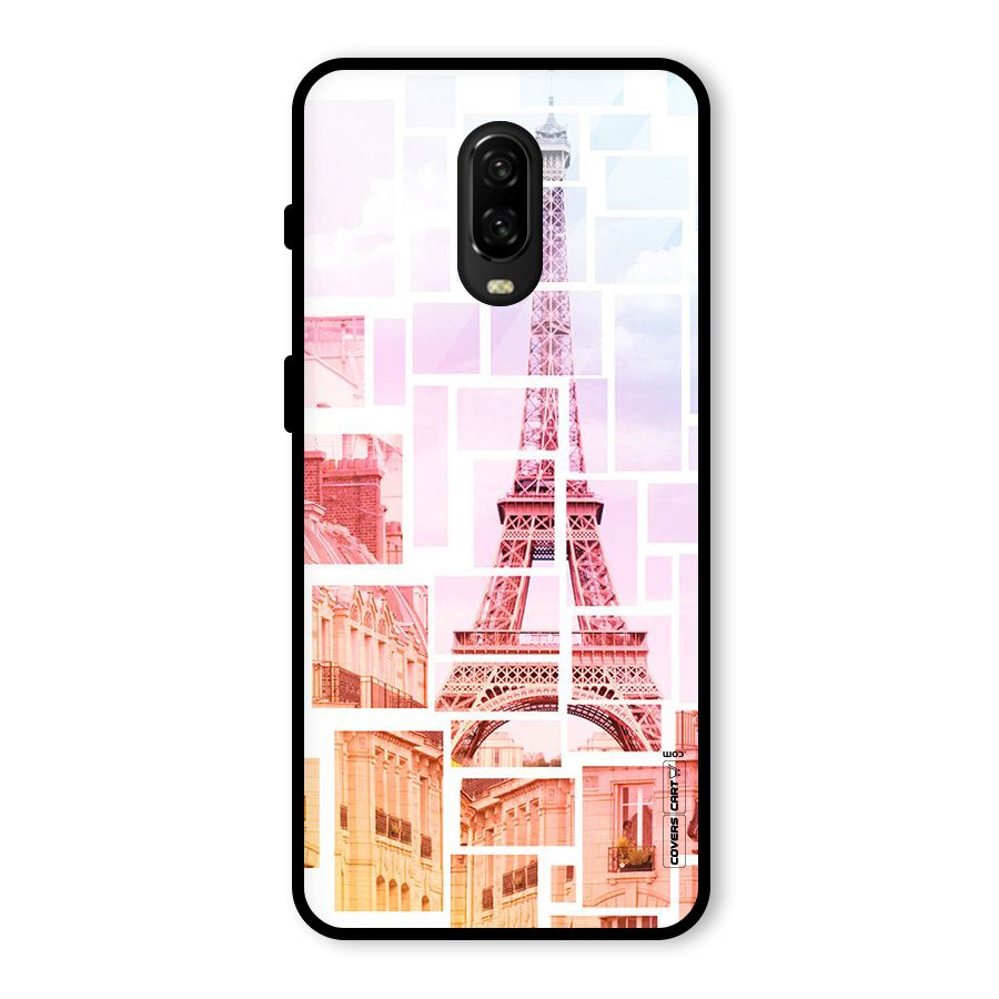 Mosiac City Glass Back Case for OnePlus 6T