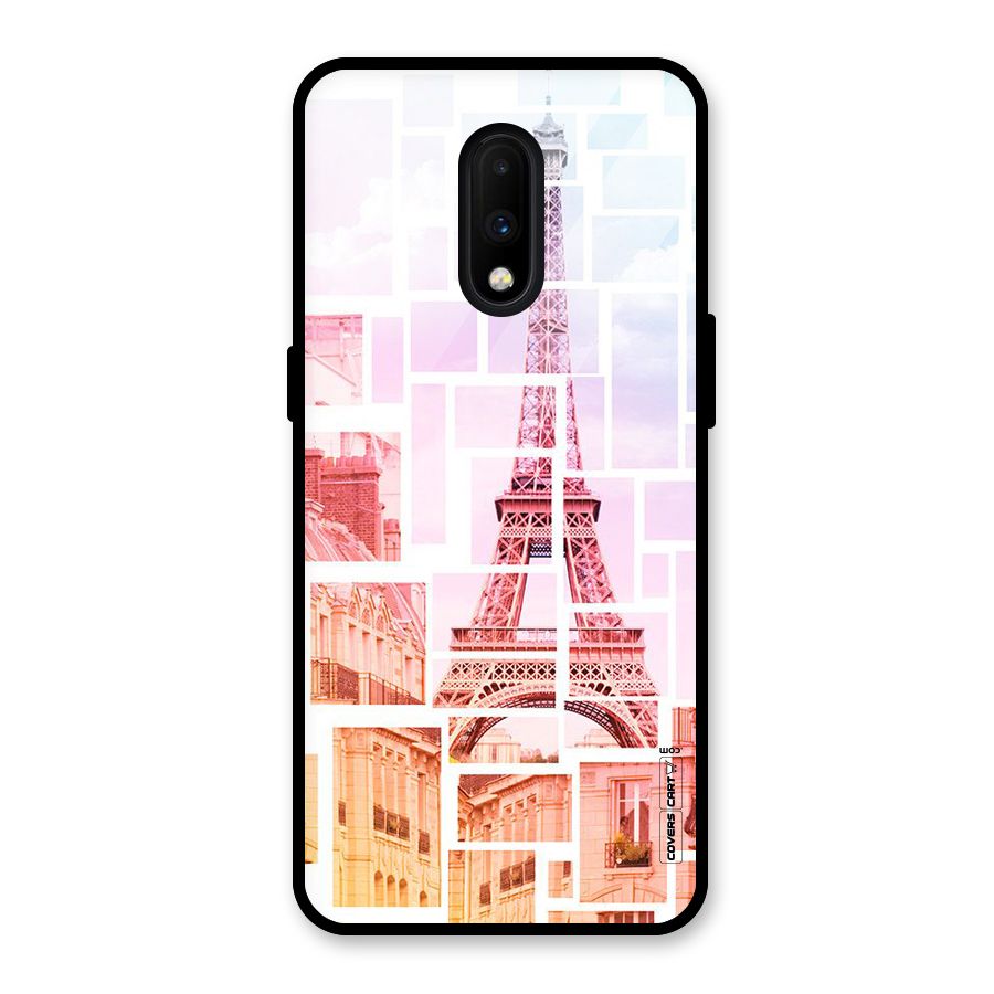 Mosiac City Glass Back Case for OnePlus 7