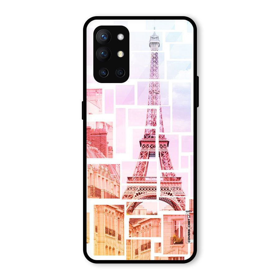 Mosiac City Glass Back Case for OnePlus 9R