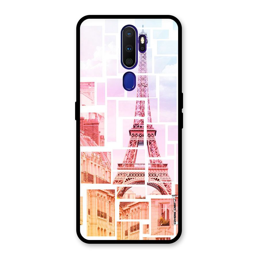 Mosiac City Glass Back Case for Oppo A9 (2020)