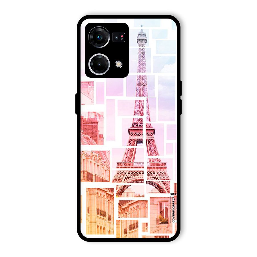 Mosiac City Glass Back Case for Oppo F21s Pro 4G