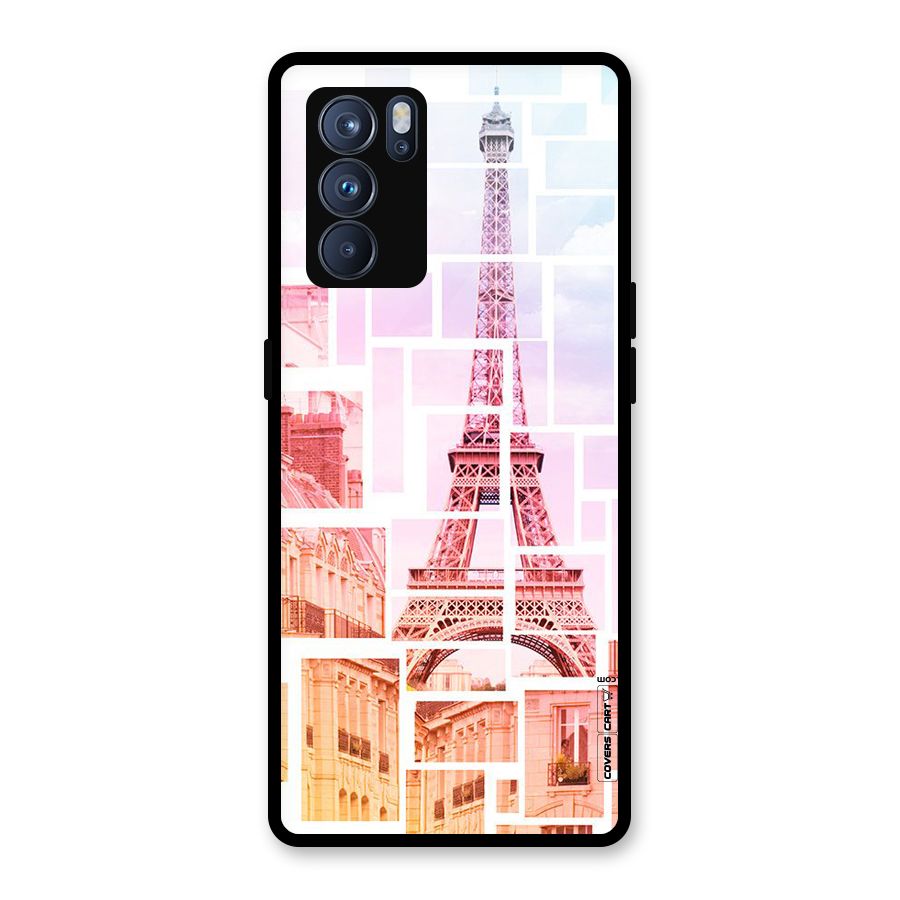 Mosiac City Glass Back Case for Oppo Reno6 Pro 5G