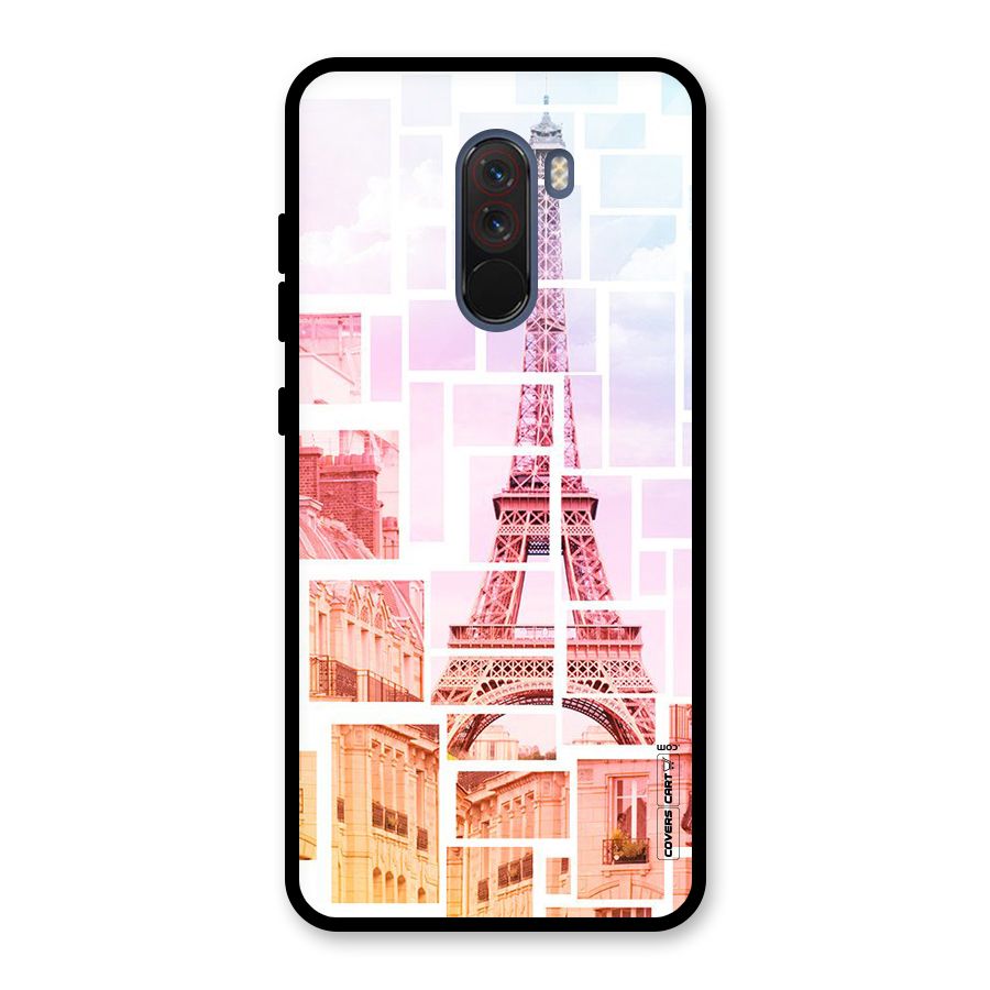 Mosiac City Glass Back Case for Poco F1