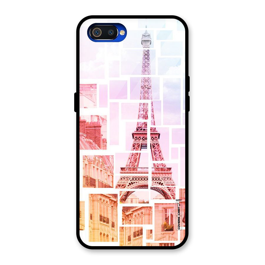 Mosiac City Glass Back Case for Realme C2