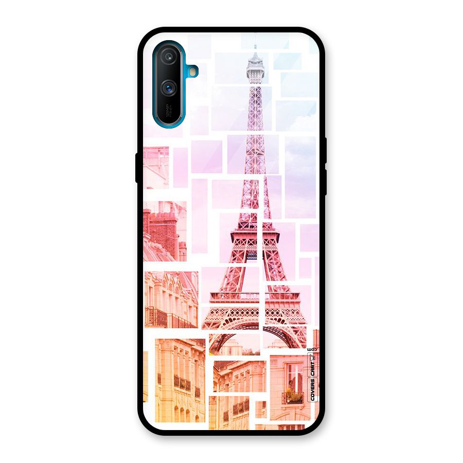Mosiac City Glass Back Case for Realme C3