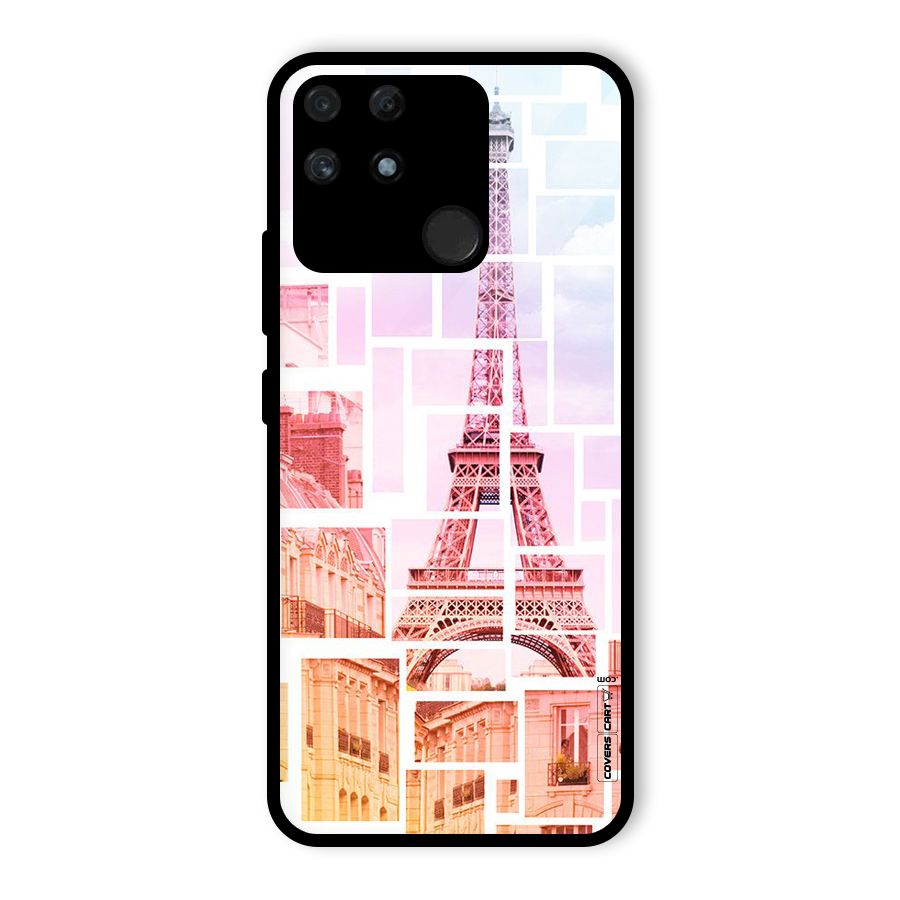 Mosiac City Glass Back Case for Realme Narzo 50A