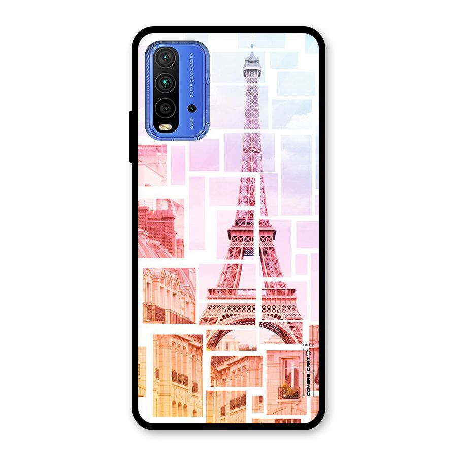 Mosiac City Glass Back Case for Redmi 9 Power