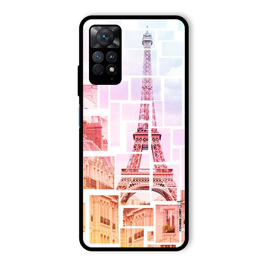 Mosiac City Glass Back Case for Redmi Note 11 Pro