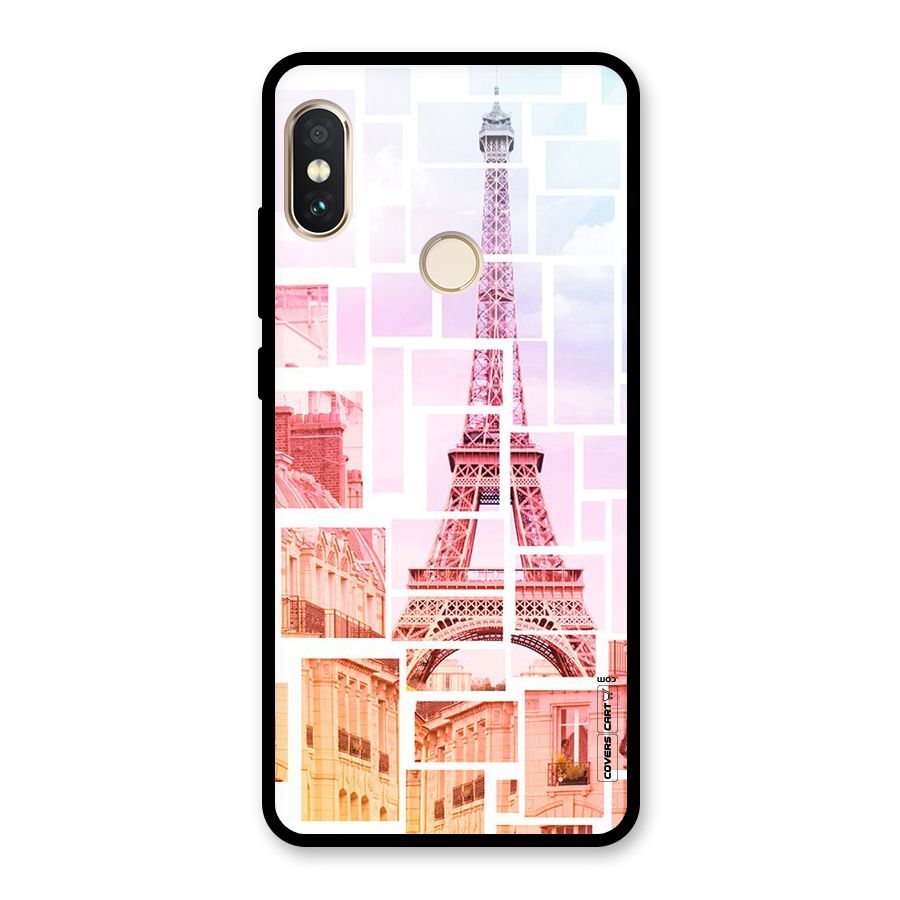 Mosiac City Glass Back Case for Redmi Note 5 Pro