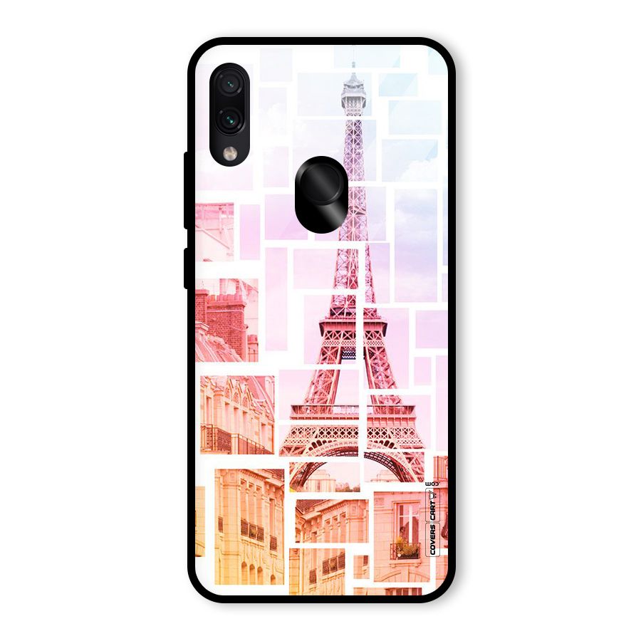 Mosiac City Glass Back Case for Redmi Note 7 Pro