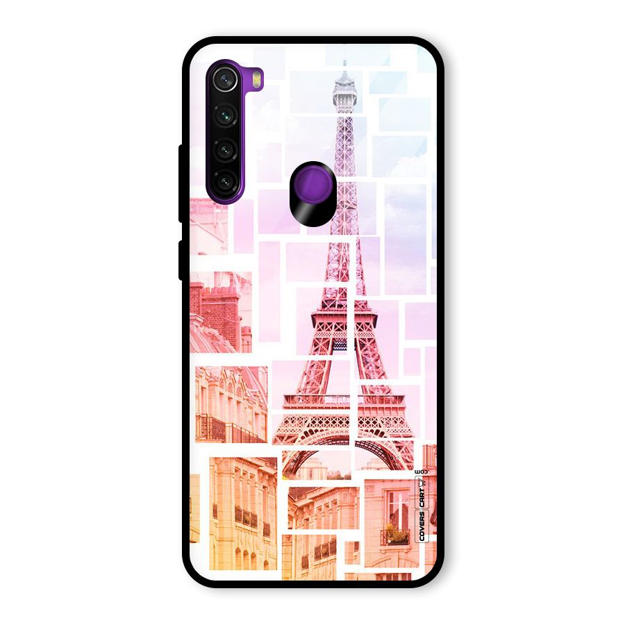 Mosiac City Glass Back Case for Redmi Note 8