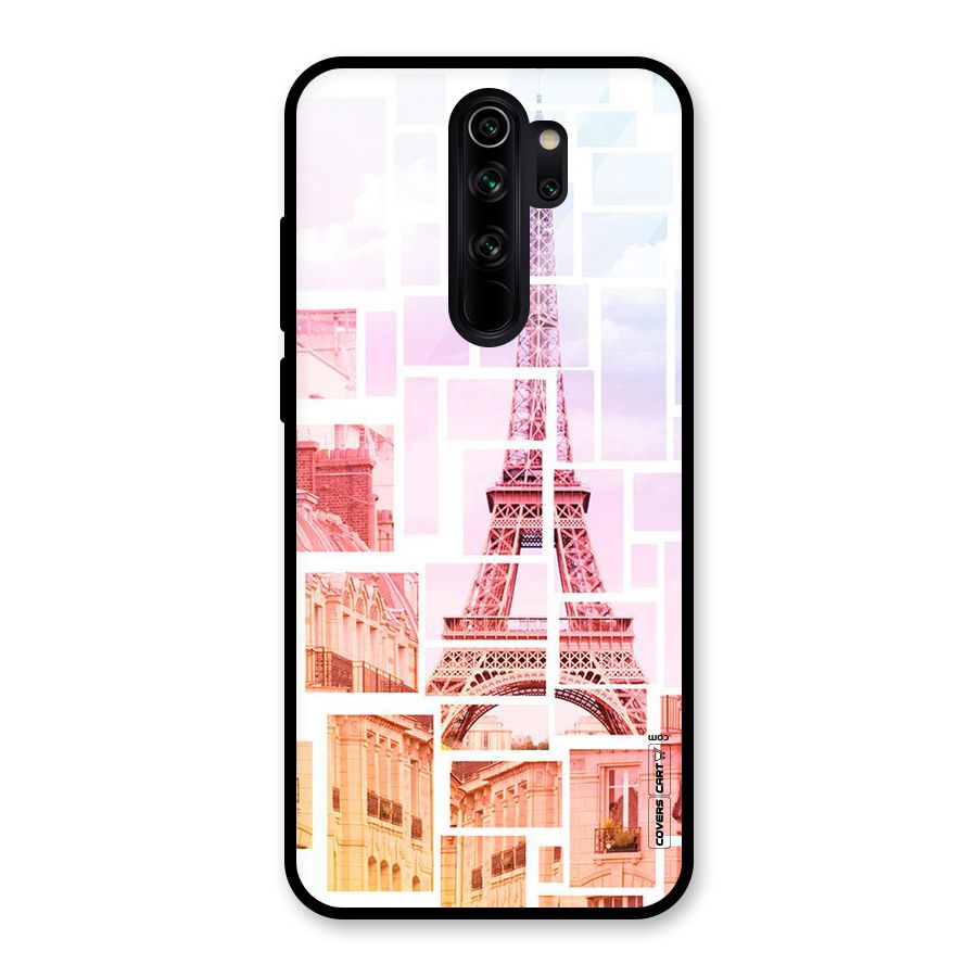 Mosiac City Glass Back Case for Redmi Note 8 Pro