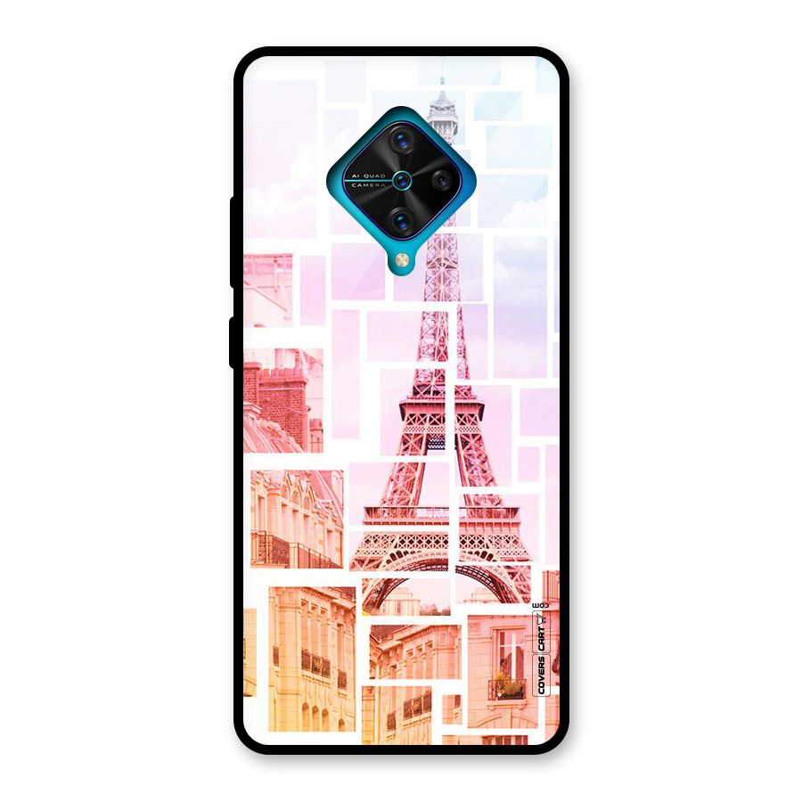 Mosiac City Glass Back Case for Vivo S1 Pro