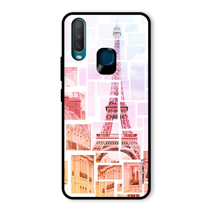 Mosiac City Glass Back Case for Vivo U10