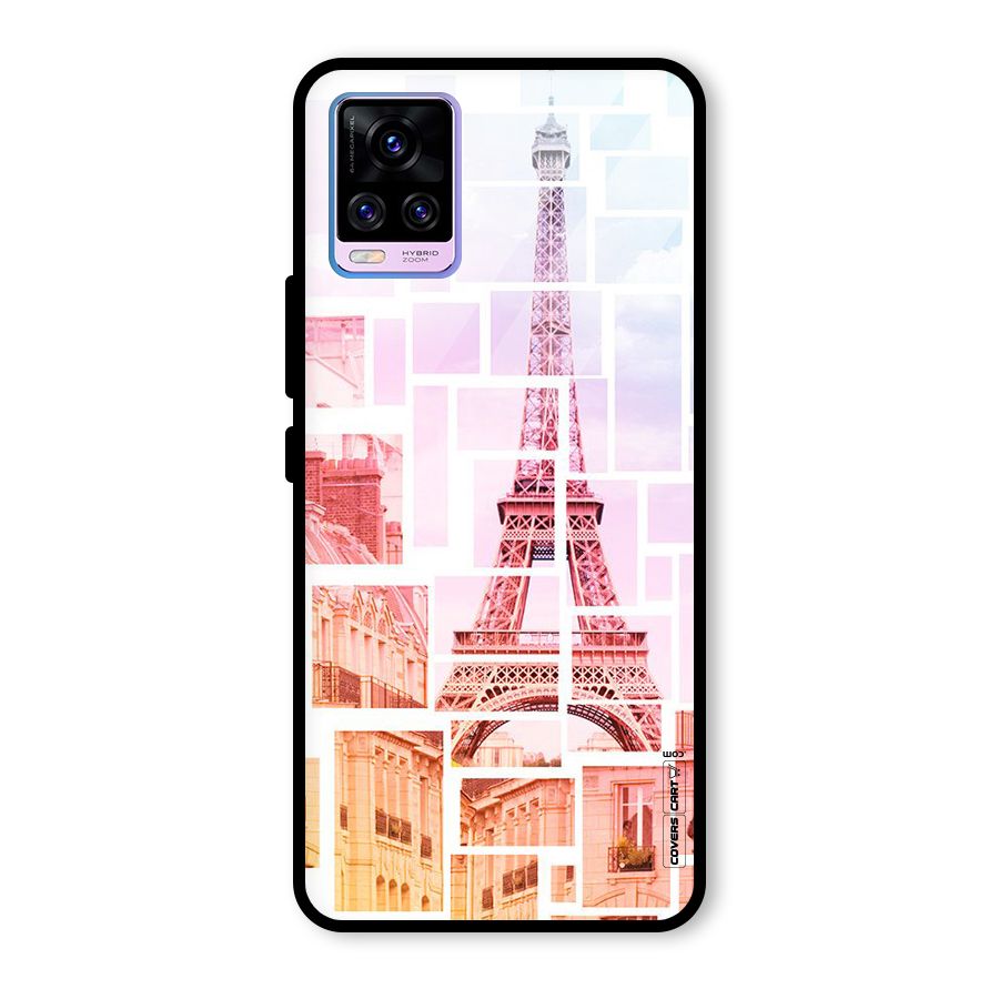 Mosiac City Glass Back Case for Vivo V20 Pro