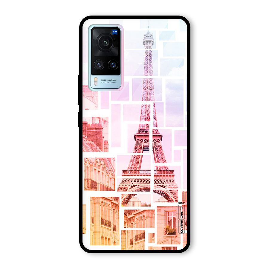 Mosiac City Glass Back Case for Vivo X60