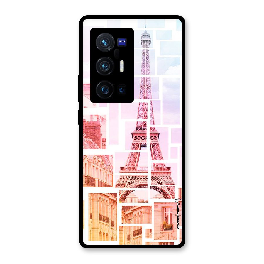 Mosiac City Glass Back Case for Vivo X70 Pro Plus