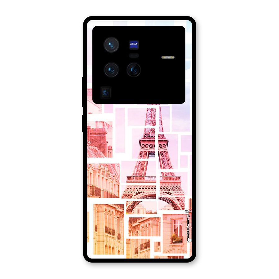 Mosiac City Glass Back Case for Vivo X80 Pro