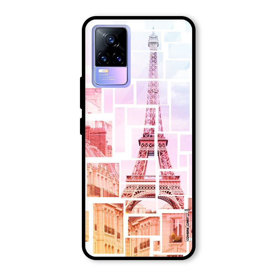 Mosiac City Glass Back Case for Vivo Y73