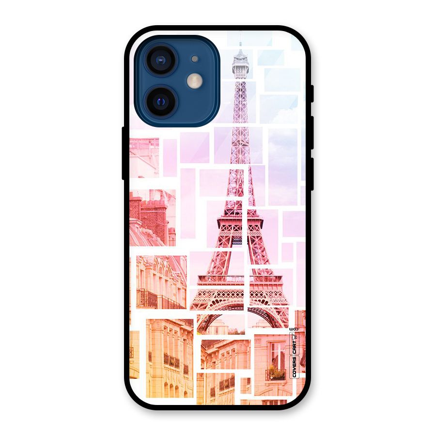 Mosiac City Glass Back Case for iPhone 12 Mini
