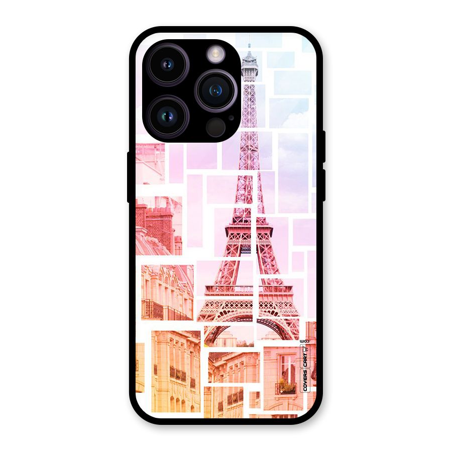 Mosiac City Glass Back Case for iPhone 14 Pro