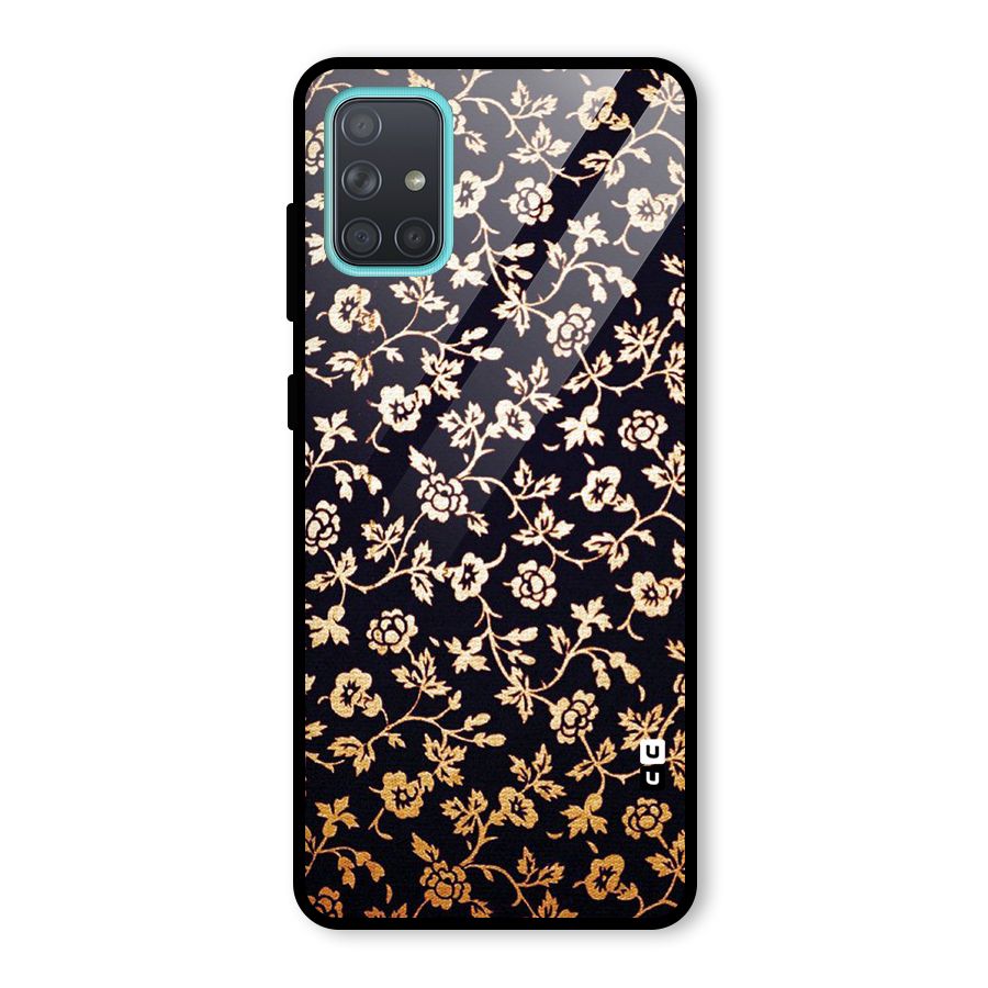 Most Beautiful Floral Glass Back Case for Galaxy A71