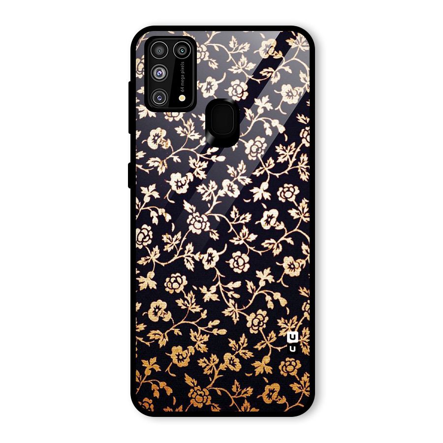Most Beautiful Floral Glass Back Case for Galaxy F41