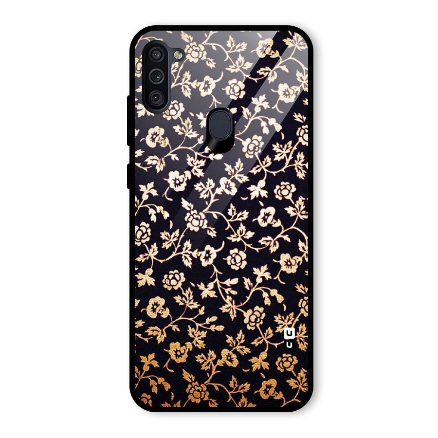 Most Beautiful Floral Glass Back Case for Galaxy M11