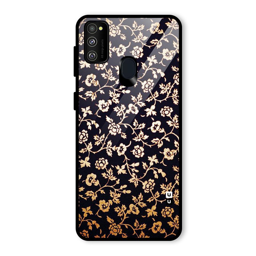 Most Beautiful Floral Glass Back Case for Galaxy M30s