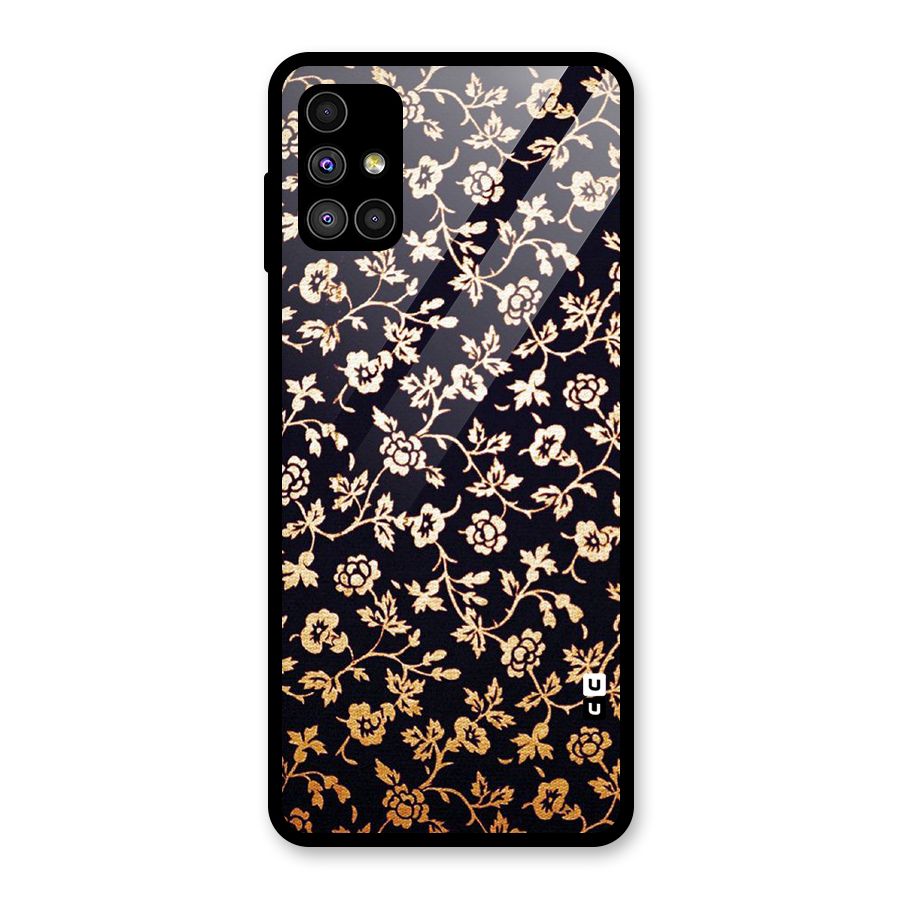 Most Beautiful Floral Glass Back Case for Galaxy M51