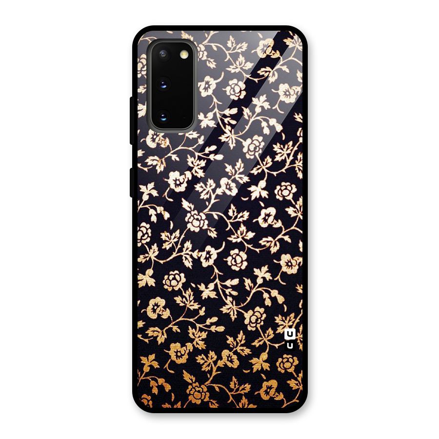 Most Beautiful Floral Glass Back Case for Galaxy S20