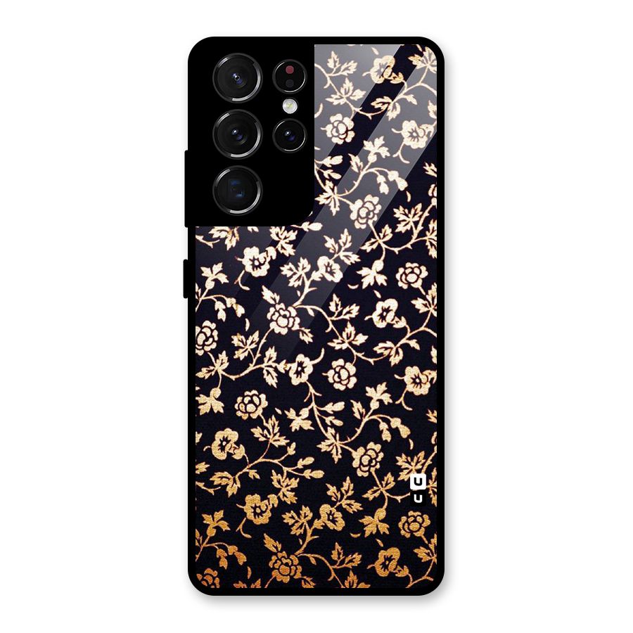 Most Beautiful Floral Glass Back Case for Galaxy S21 Ultra 5G