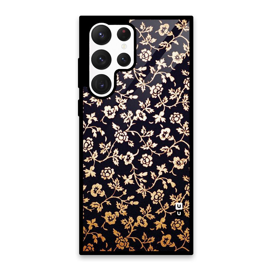 Most Beautiful Floral Glass Back Case for Galaxy S22 Ultra 5G