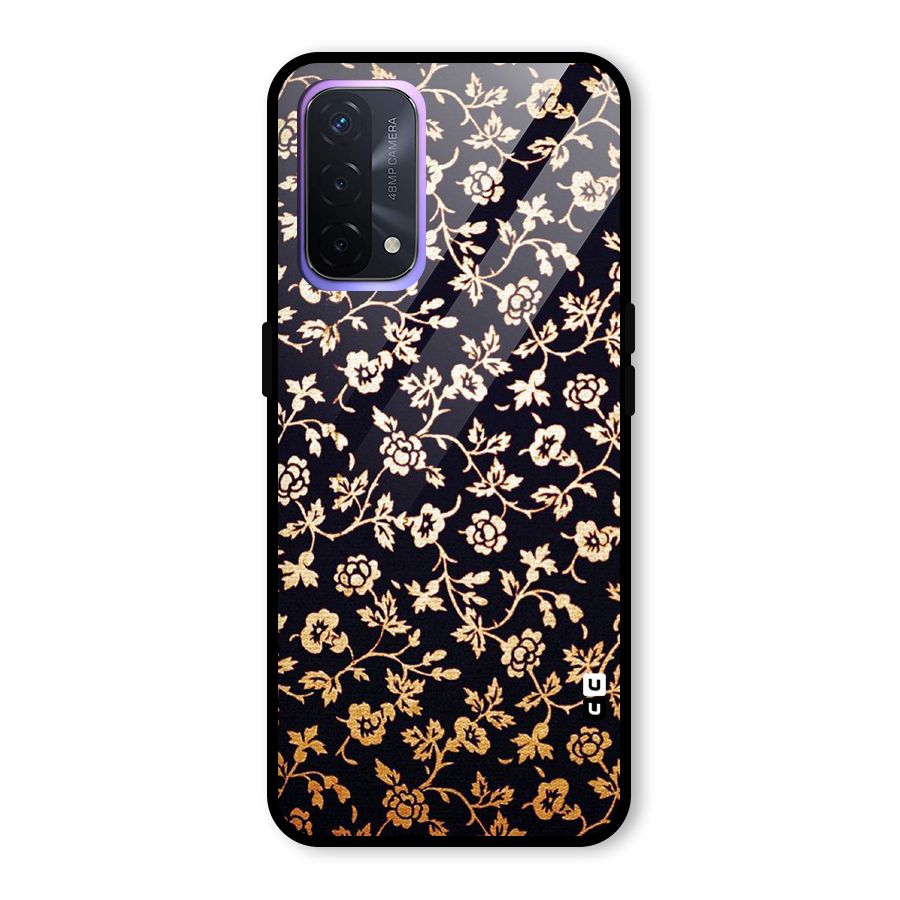Most Beautiful Floral Glass Back Case for Oppo A74 5G