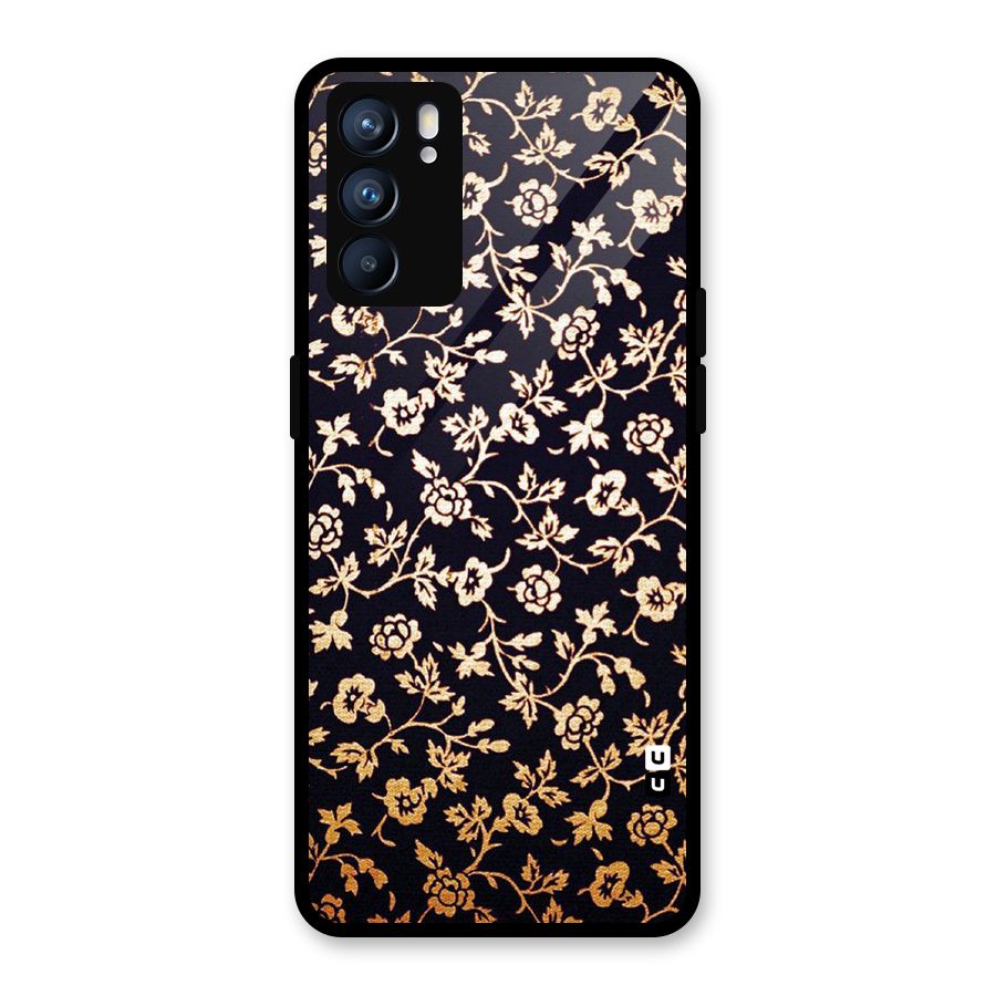 Most Beautiful Floral Glass Back Case for Oppo Reno6 5G