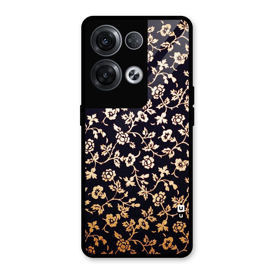 Most Beautiful Floral Glass Back Case for Oppo Reno8 Pro 5G