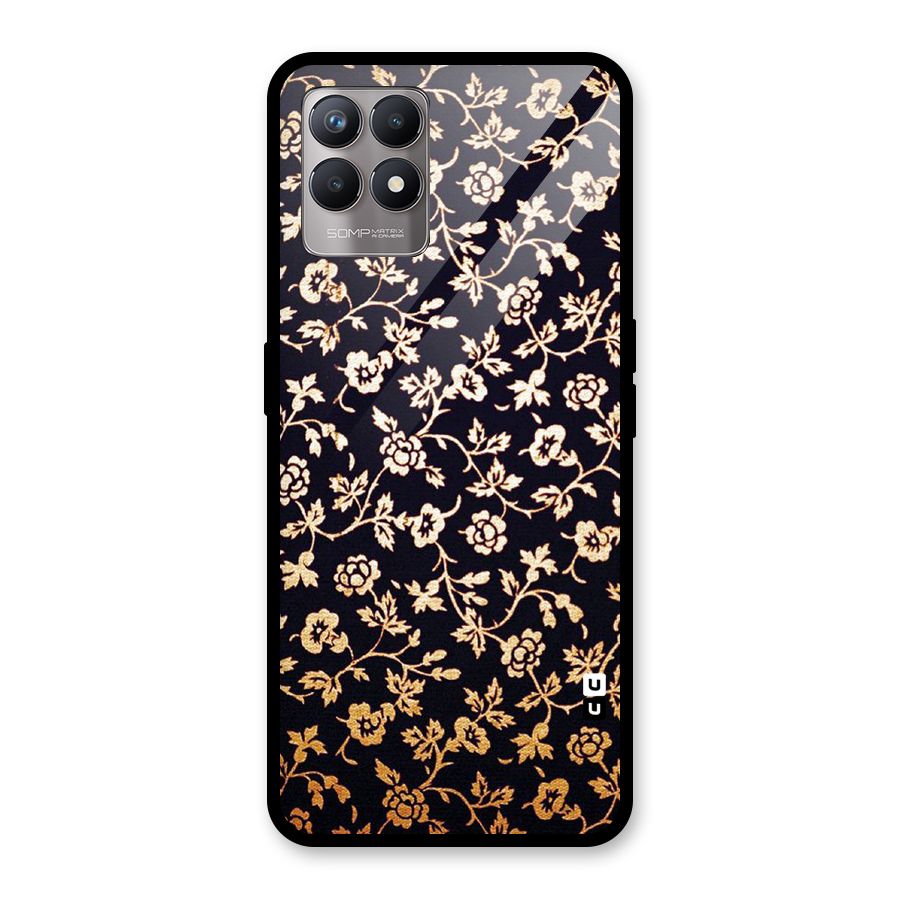 Most Beautiful Floral Glass Back Case for Realme 8i