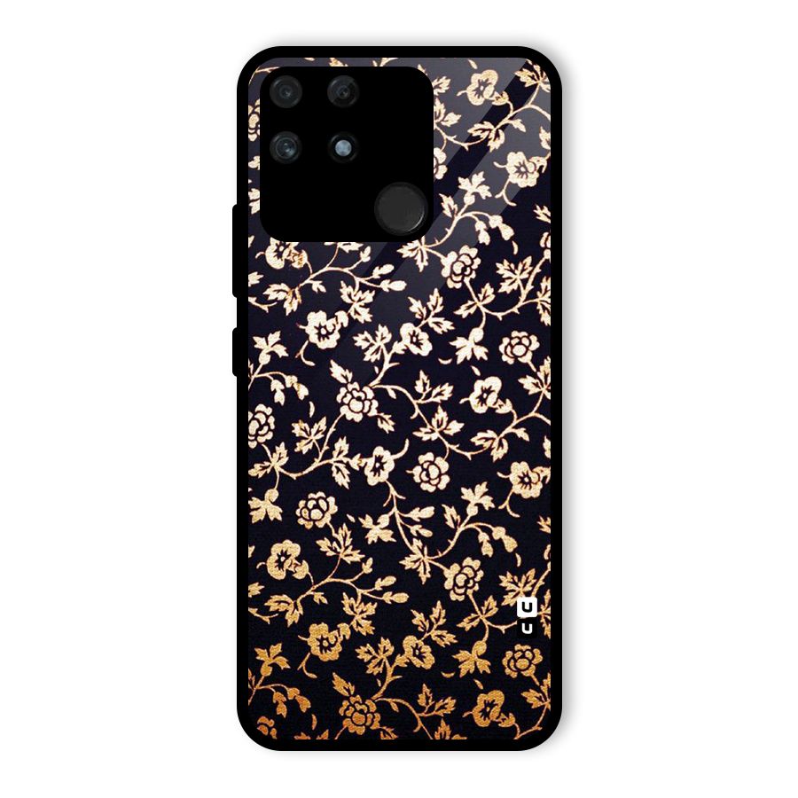 Most Beautiful Floral Glass Back Case for Realme Narzo 50A